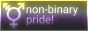 animated button saying 'Non-Binary Pride!'